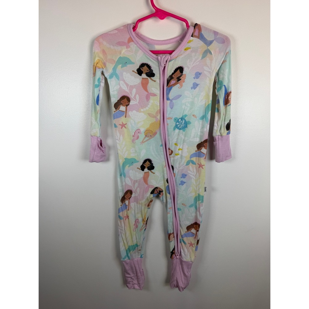 Little Sleepies Mermaid Bamboo Zippy 6-12 Months